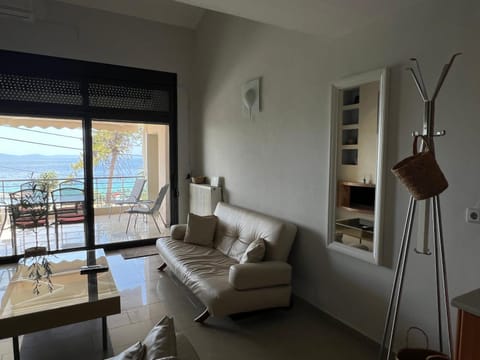 Living room, Seating area, Sea view