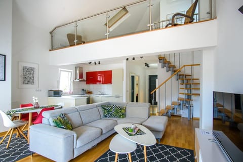 Kitchen or kitchenette, Living room, Dining area