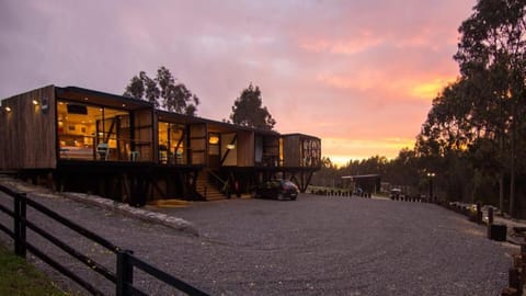 Property building, Natural landscape, Sunset