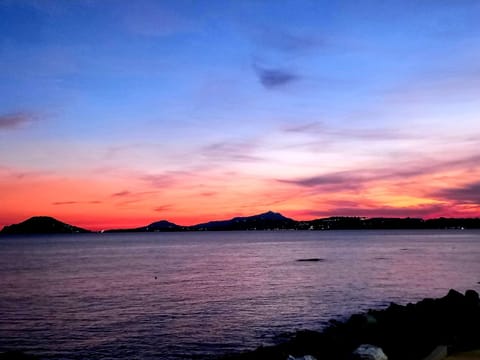 Nearby landmark, Beach, Mountain view, Sea view, Sunset