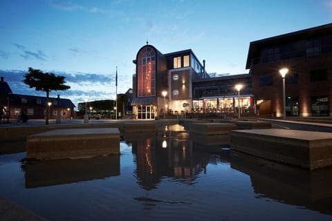 Property building, Sunset