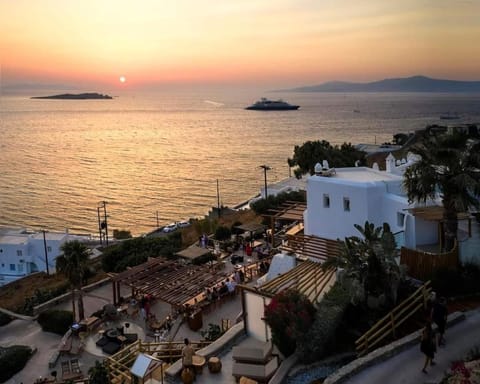 Natural landscape, Sea view, Location, Sunset