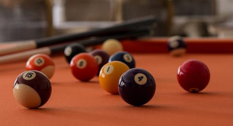 Activities, Billiard, Area and facilities