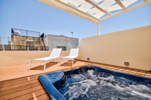 Patio, Hot Tub, View (from property/room), Balcony/Terrace, sunbed