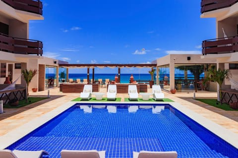 Pool view, Sea view, Swimming pool