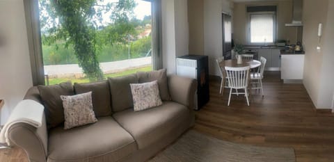 Living room, Seating area, Garden view