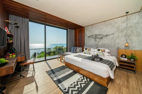 Bedroom, Sea view