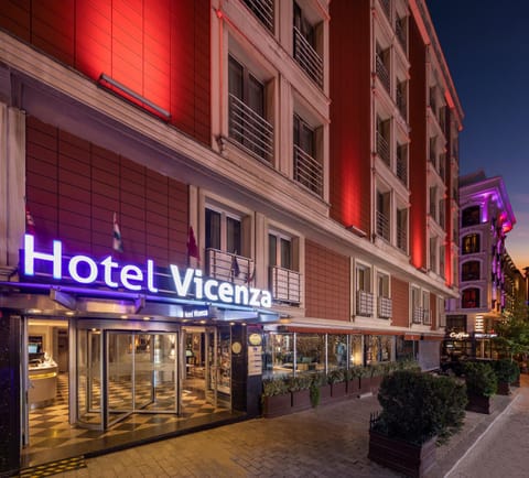 Property building, Night, City view, Street view