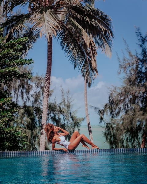 Day, People, Natural landscape, Garden view, Pool view, Swimming pool