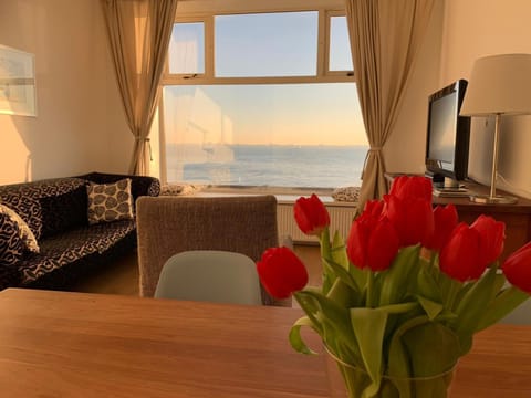 Living room, Seating area, Sea view