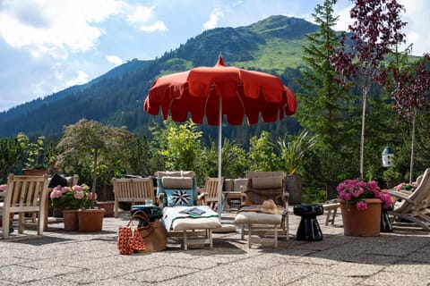 Garden, Mountain view, sunbed