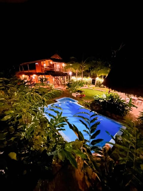 Night, Swimming pool