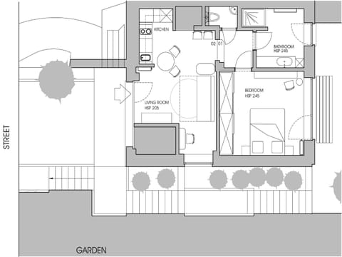 Gîte Au26 côté jardin-côté cour Condo in Liège