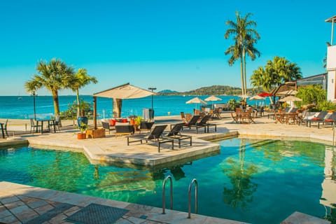 View (from property/room), Pool view, Sea view, Swimming pool