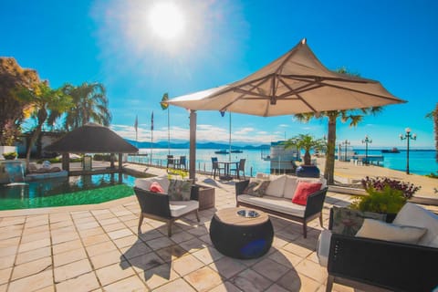 Pool view, Sea view, Swimming pool