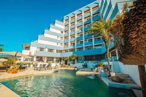 Property building, Pool view, Swimming pool