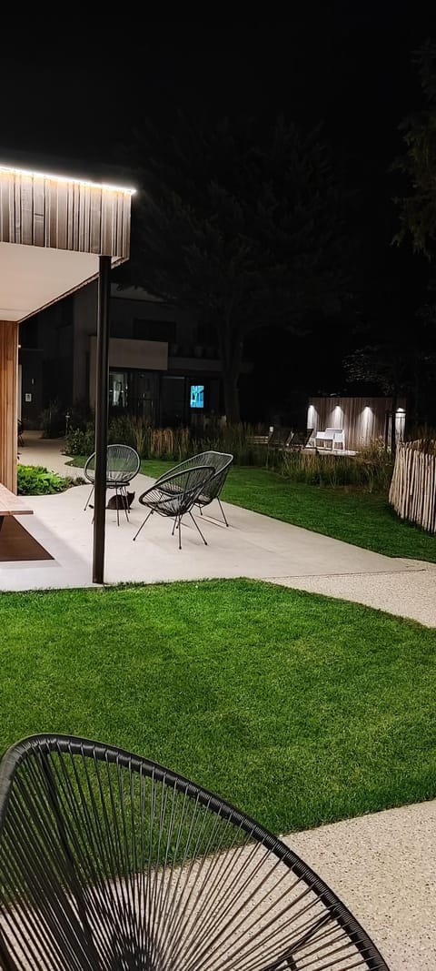 Night, Garden, Garden view