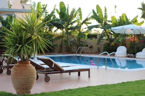 Pool view, sunbed