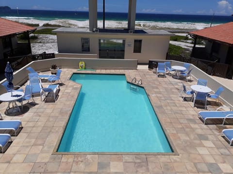 Property building, Pool view