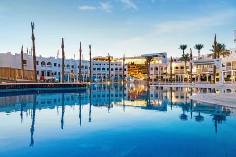 Swimming pool, Sunset