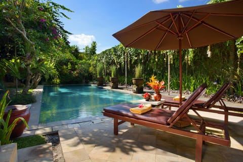 Patio, Spring, Day, Natural landscape, Garden, Garden view, Pool view, Swimming pool, sunbed