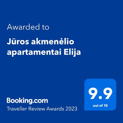Jūros akmenėlio apartamentai Elija Apartment in Palanga