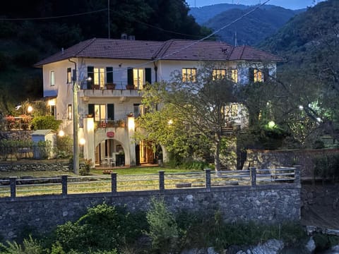 Property building, Night, Natural landscape, Garden, Garden view, Mountain view