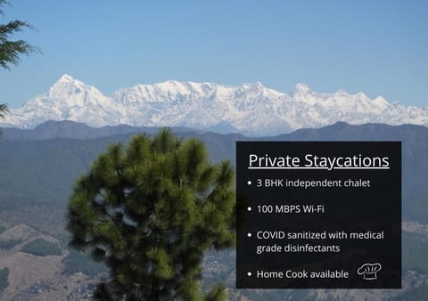 Hostie Onella - Private 3BHK Mountain Chalet with breathtaking Himalayan views Chalet in Uttarakhand