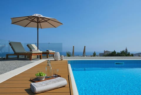 Premium SeaView Villa GG with Private Pool, Sauna and Gym Villa in Crete