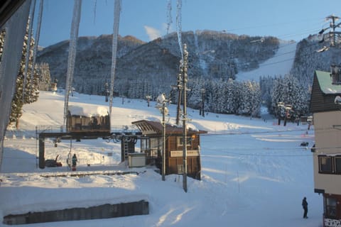 Property building, Winter, Mountain view