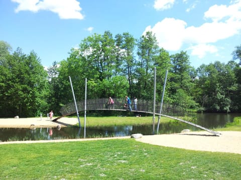 Natural landscape, Beach, Aqua park