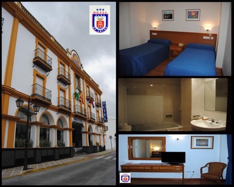 Property building, Bed, Bathroom, TV and multimedia