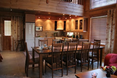 Coffee/tea facilities, Kitchen or kitchenette, Living room, Seating area, Dining area