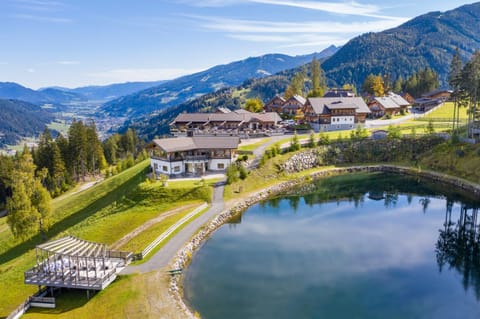 Property building, Bird's eye view, Summer