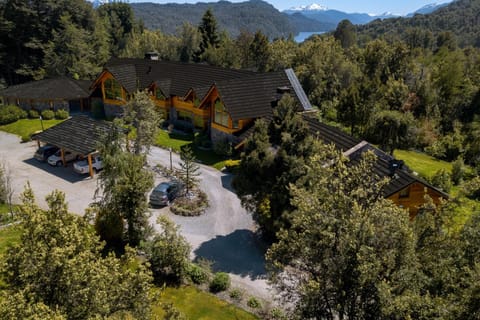 Property building, Facade/entrance, Bird's eye view, Mountain view