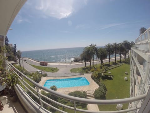 Balcony/Terrace, Pool view, Sea view