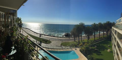 Balcony/Terrace, Pool view, Sea view