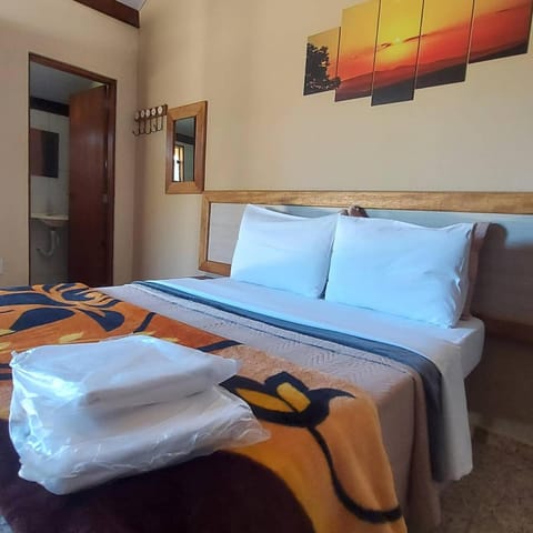 Bed, Photo of the whole room, Decorative detail, Bedroom, towels