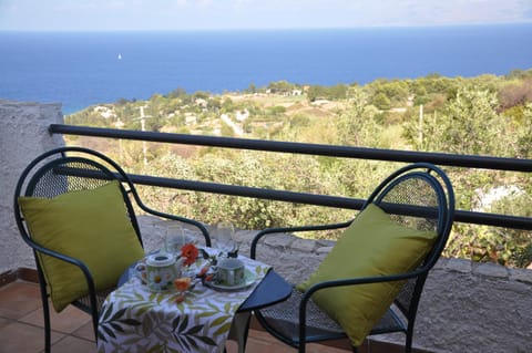 Natural landscape, View (from property/room), Balcony/Terrace, Sea view