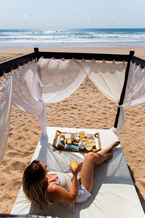 People, Beach, Sea view, Breakfast