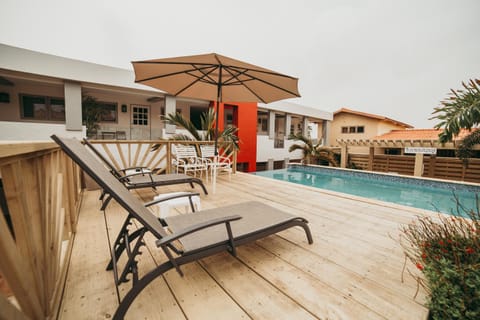 Property building, Pool view