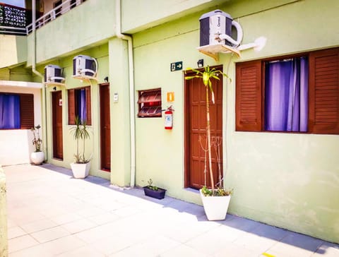 Inner courtyard view, air conditioner, air conditioner