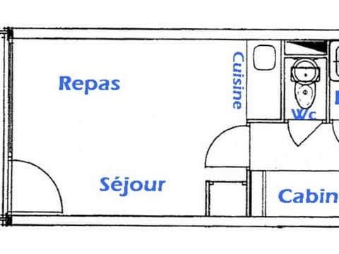 Charmant studio cabine avec balcon et garage à Hauteluce - FR-1-293-139 Apartment in Villard-sur-Doron