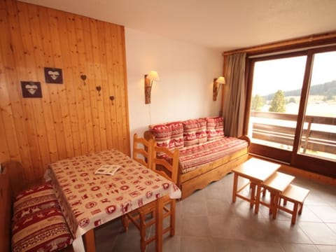 Les Saisies - Studio Cabine avec Garage pour 4-5 personnes, ensoleillé, vue sur pistes, non fumeur - FR-1-293-152 Wohnung in Villard-sur-Doron