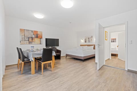 Living room, Seating area, Dining area