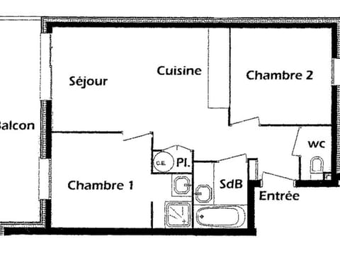 Les Saisies: 3 pièces cosy, 2 sdb, balcon, parking, 6 pers - FR-1-293-78 Apartment in Villard-sur-Doron