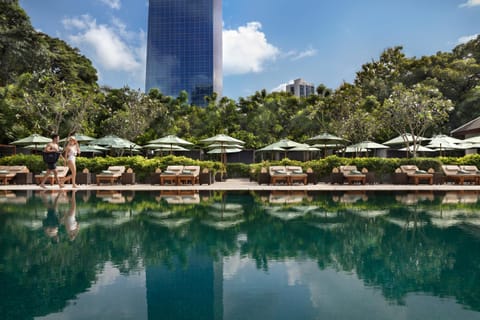 Natural landscape, Pool view, Swimming pool, Swimming pool