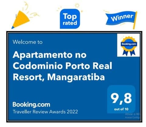 Apartamento no Condomínio Porto Real Resort, Mangaratiba Condo in Mangaratiba