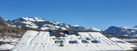 Winter, City view, Mountain view