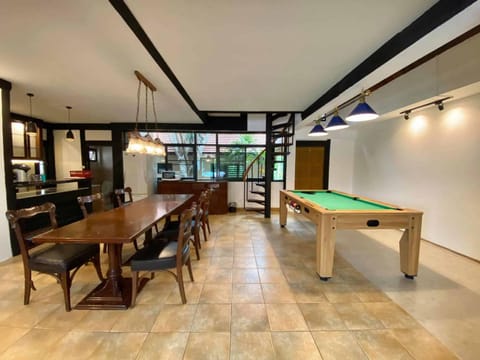 Billiard, Game Room, Dining area